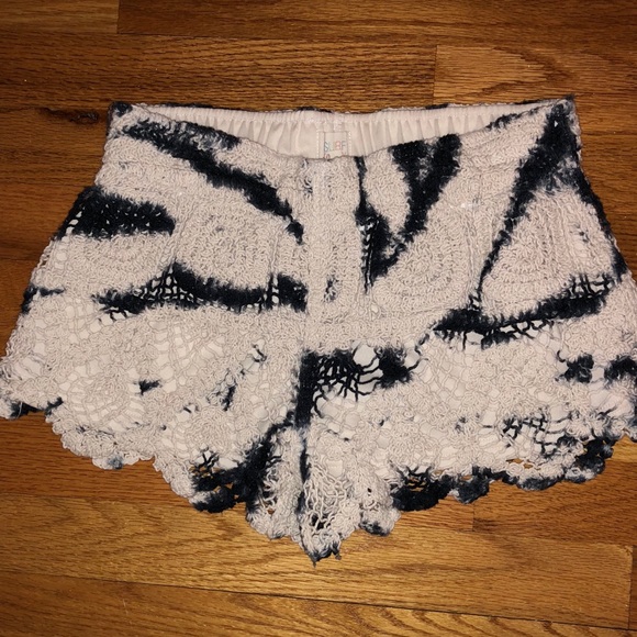 surf gypsy Pants - Navy Blue and Cream Surf Gypsy Beach Shorts